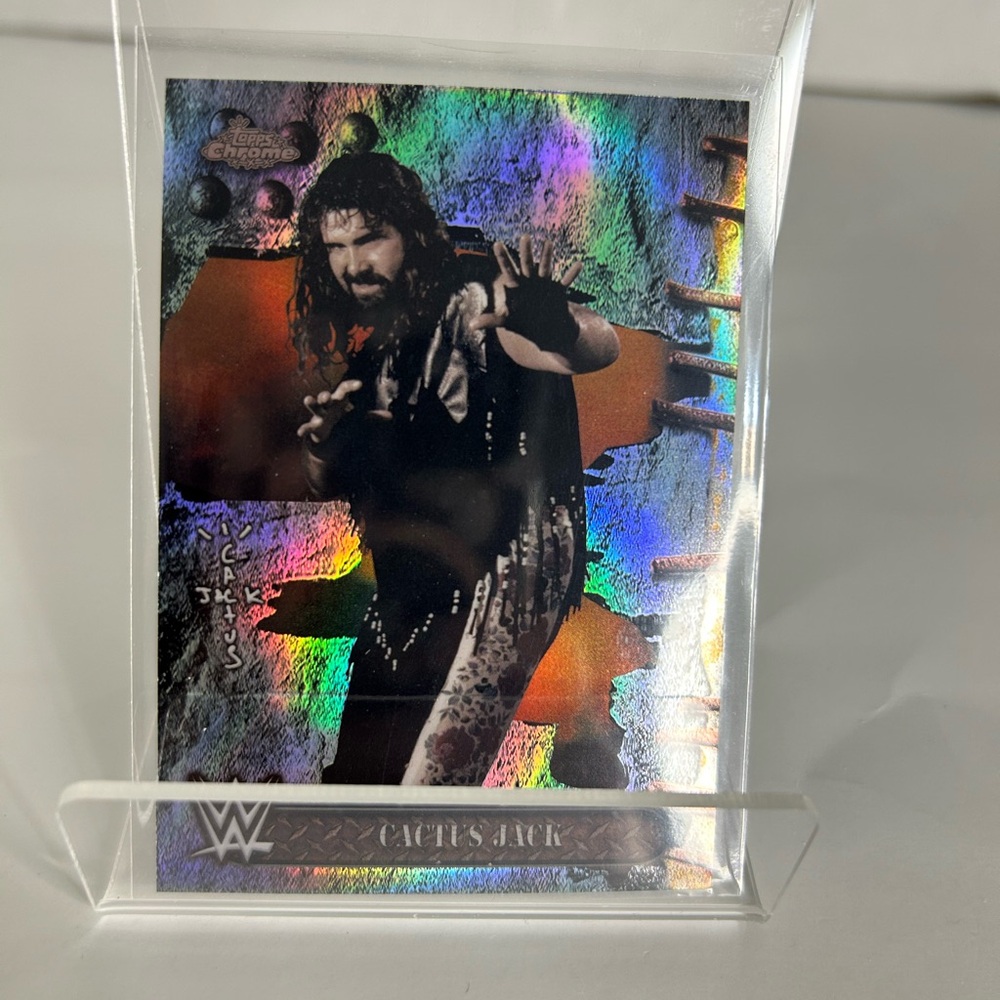 Cactus Jack Refractor - 2025 Topps Chrome WWE x Cactus Jack #50